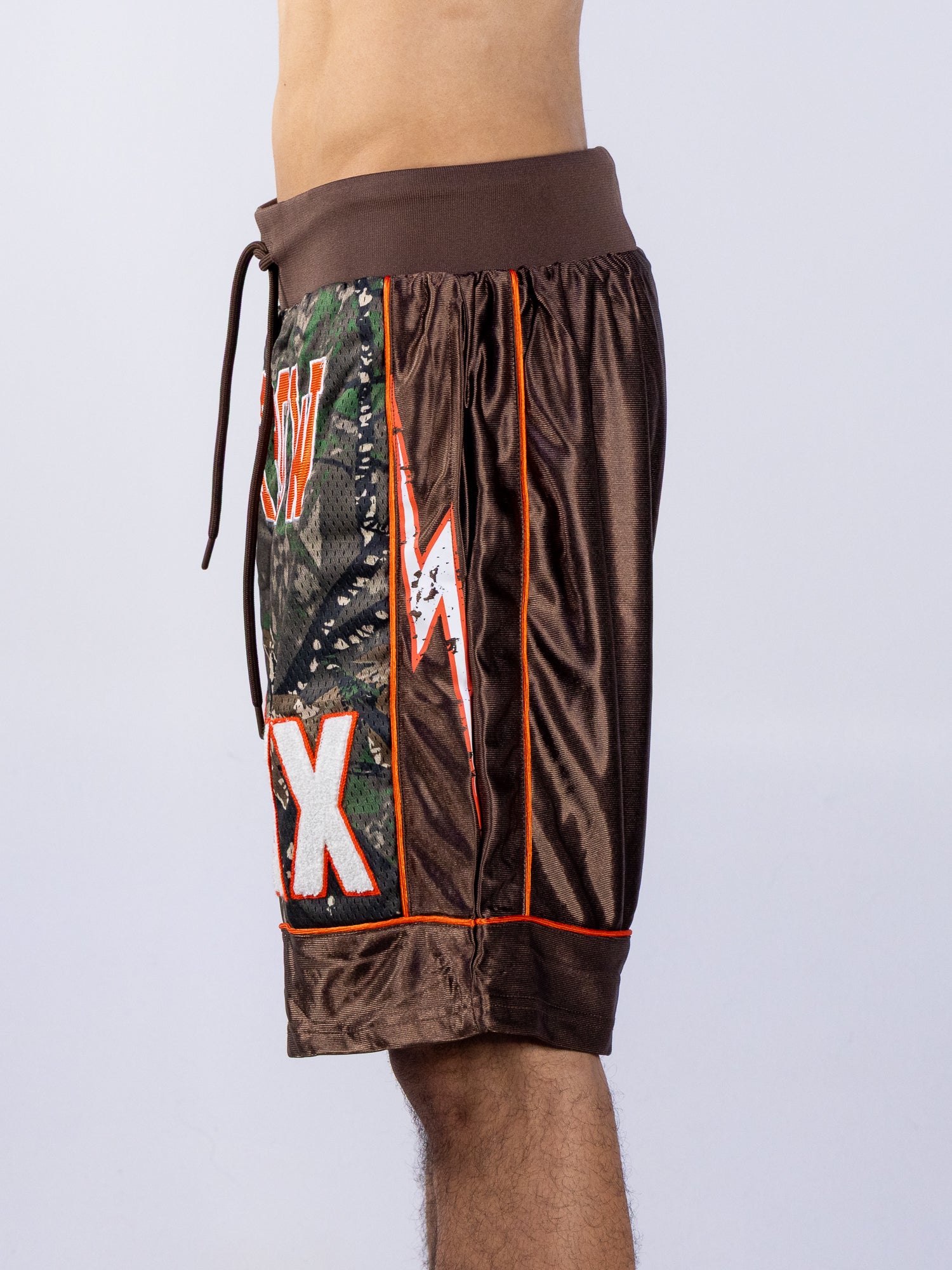 World Wide Legend Men's Brown Camo Football Shorts – Rave Wonderland