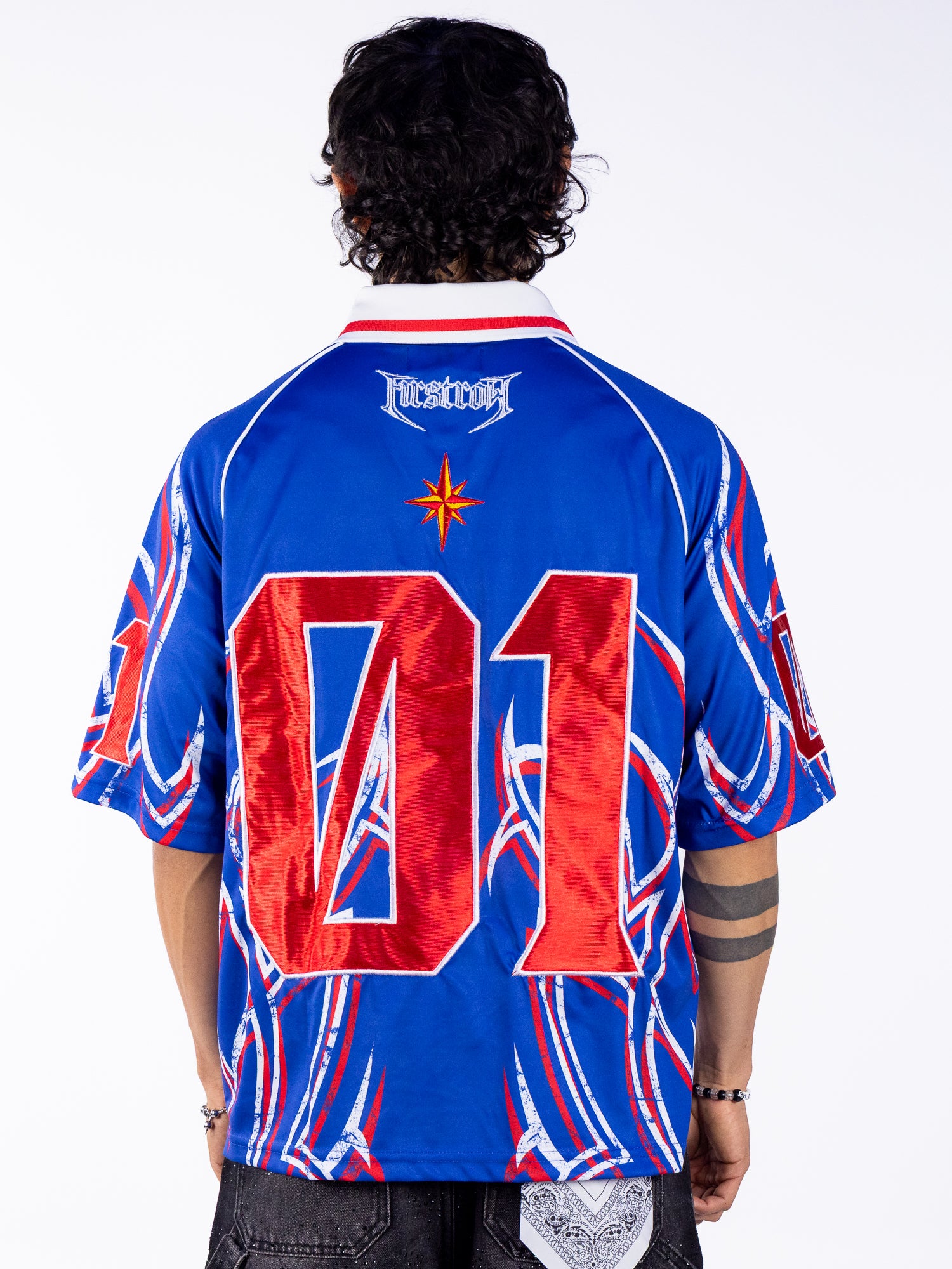 Axis Of Flame Men's Blue Soccer Jersey – Rave Wonderland