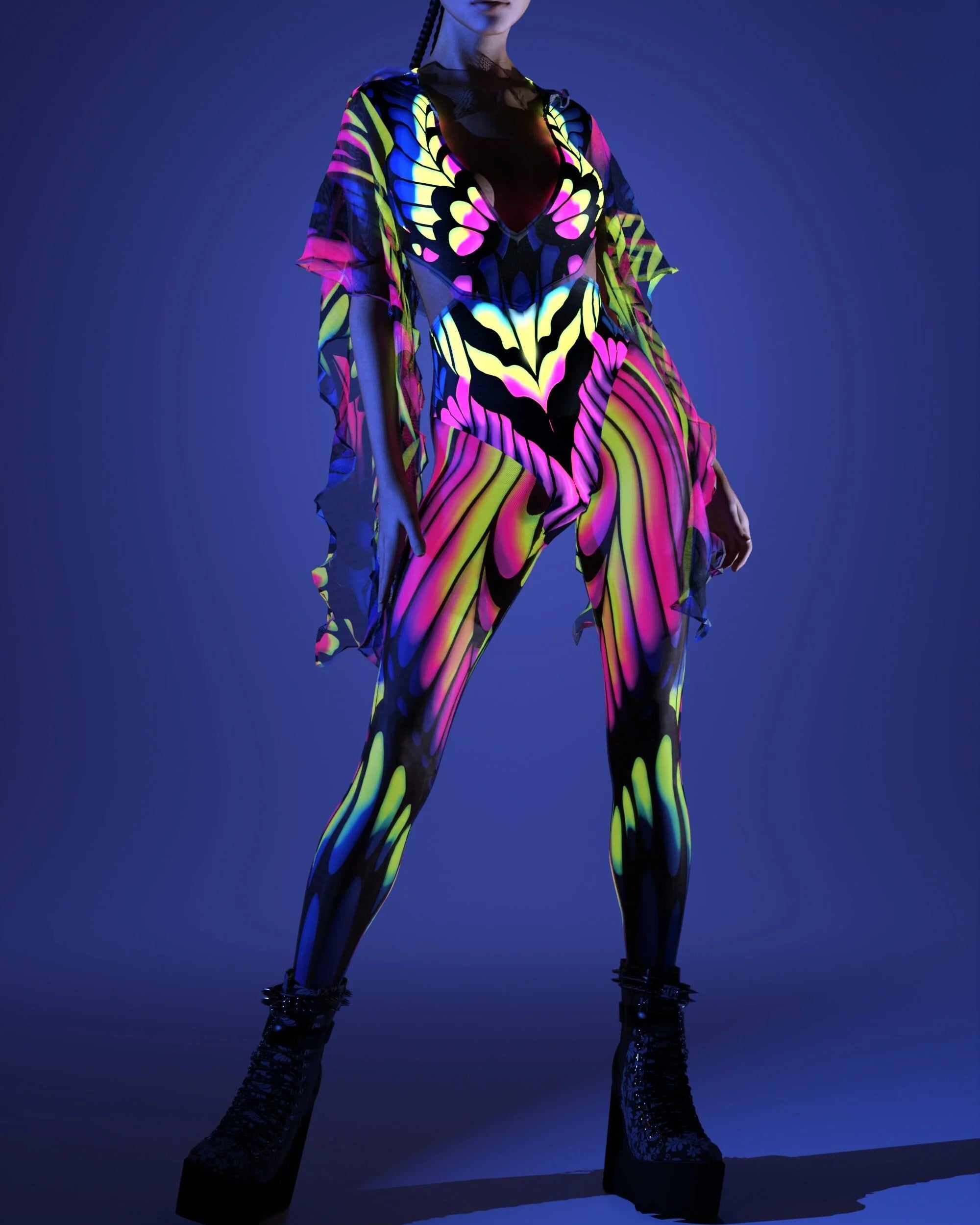 Candy Catz Quiver Fairy Hooded Jumpsuit – Rave Wonderland