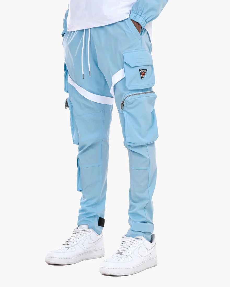 Light Blue Unisex Strap Cargo Pants – Rave Wonderland