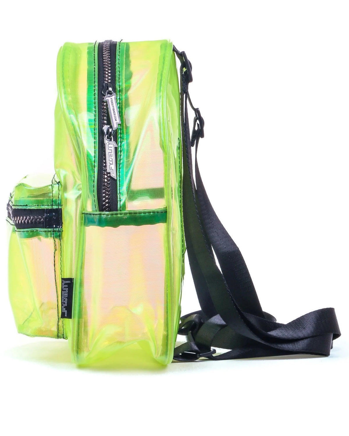 Clear Bubble Lime Mini Backpack
