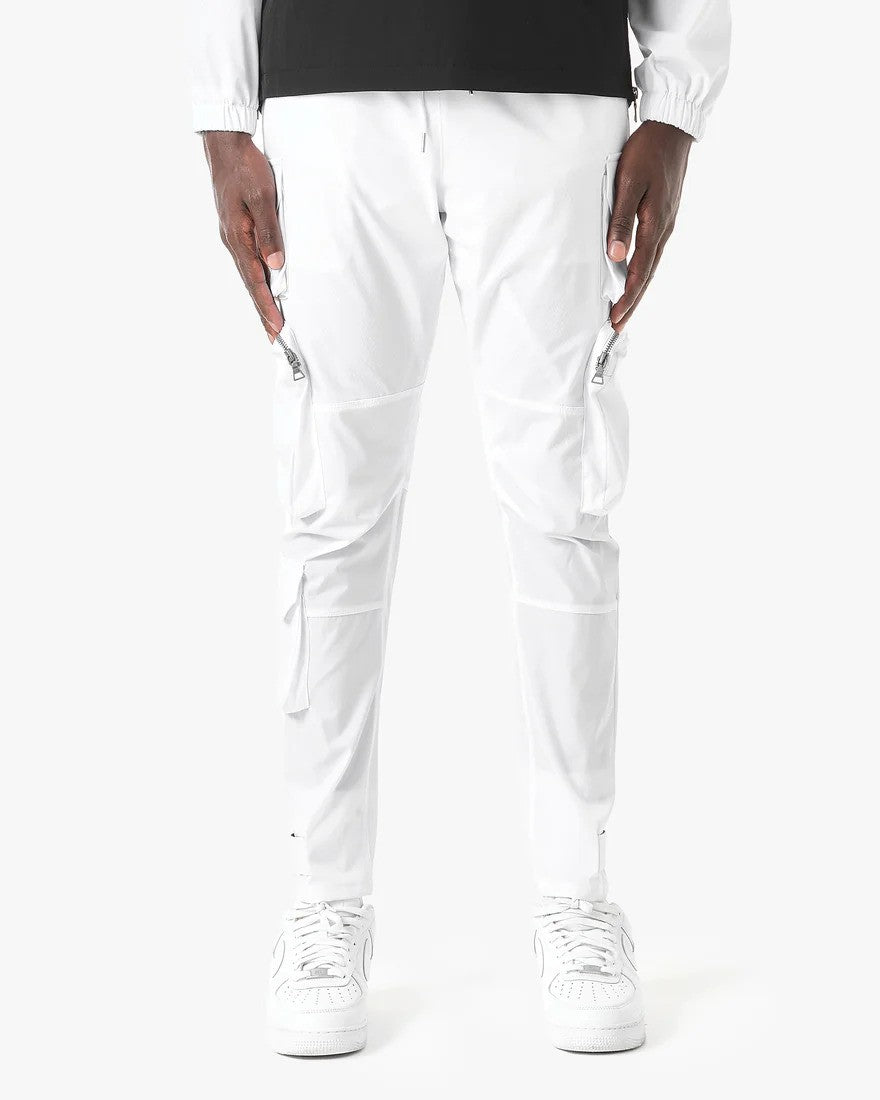 【最終値下げ】GATHER RIBBON CARGO PANTS (WHITE) 最終値下げ】GATHER RIBBON CARGO PANTS (WHITE) 最終値下げ