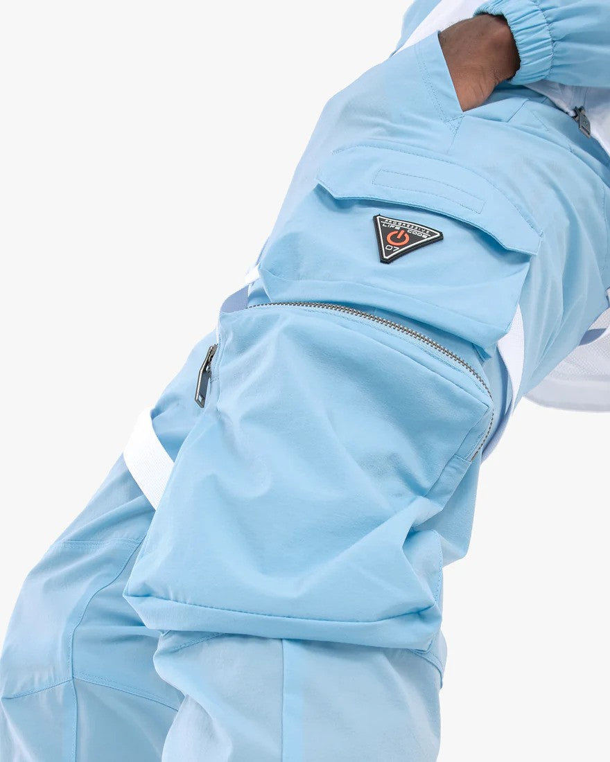 Light Blue Strap Cargo Pants – Rave Wonderland