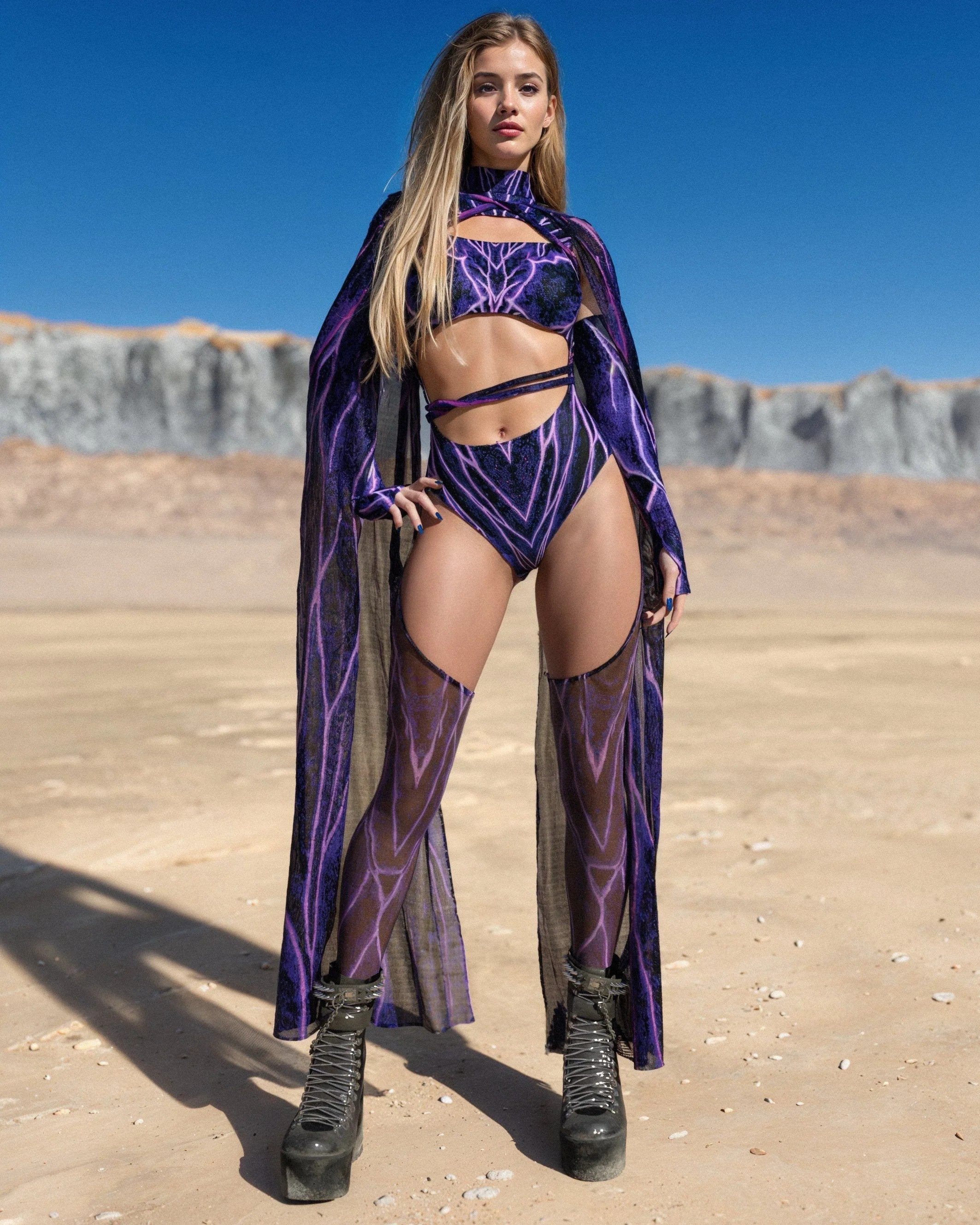 Candy Catz Magenta Burst Chaps Wings Set – Rave Wonderland