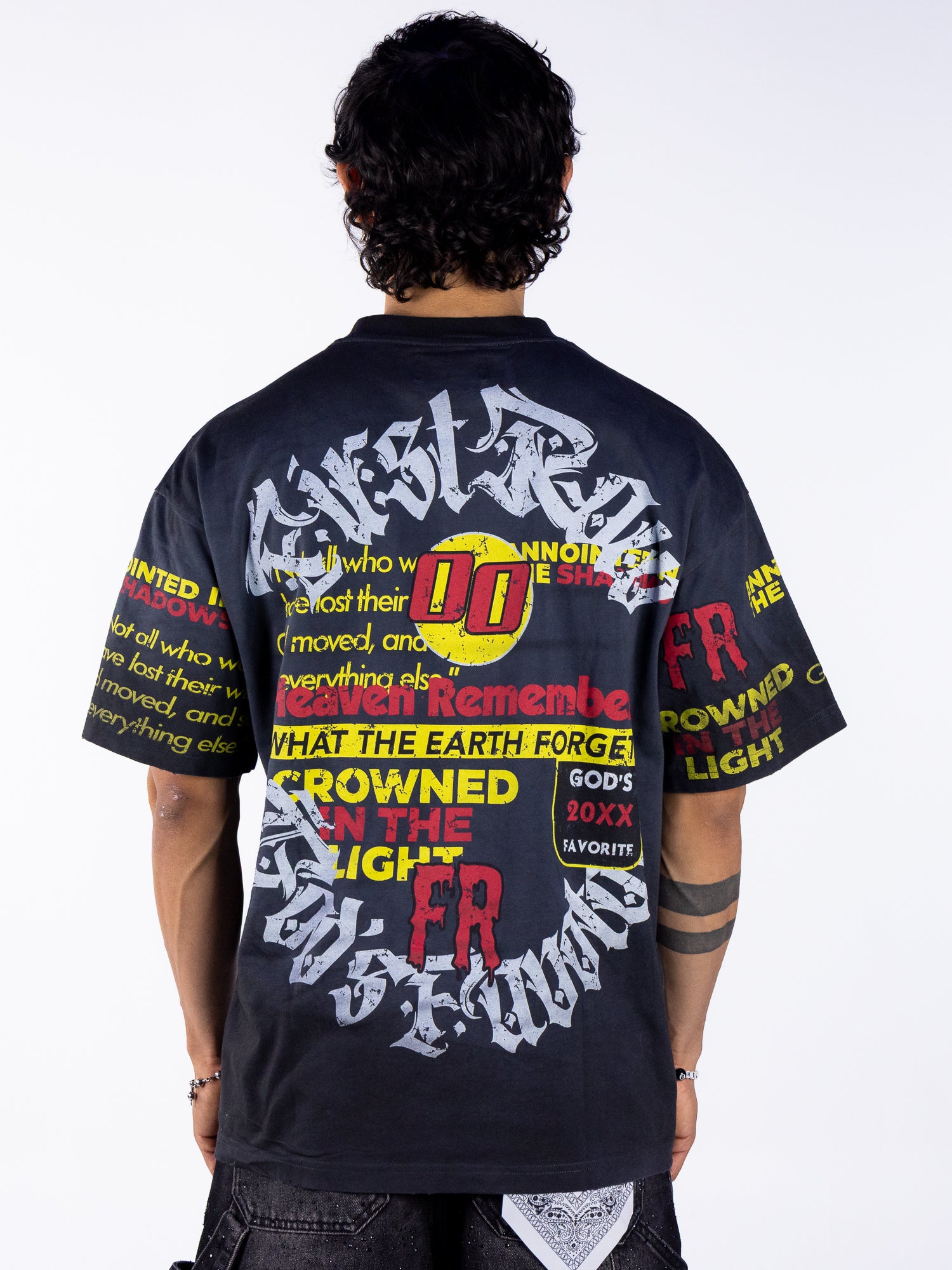 God's Favorite Sacred Chaos Men's Black Tee – Rave Wonderland