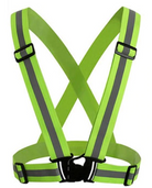 Danger Zone Neon Reflective Buckle Vest - Rave Wonderland