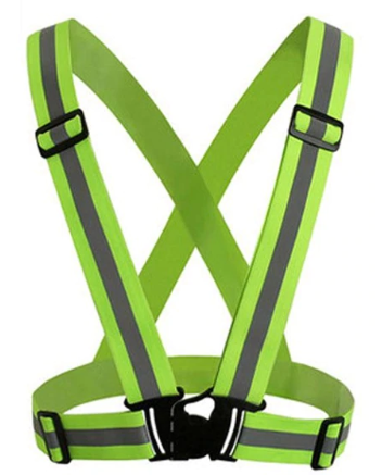 Danger Zone Neon Reflective Buckle Vest - Rave Wonderland