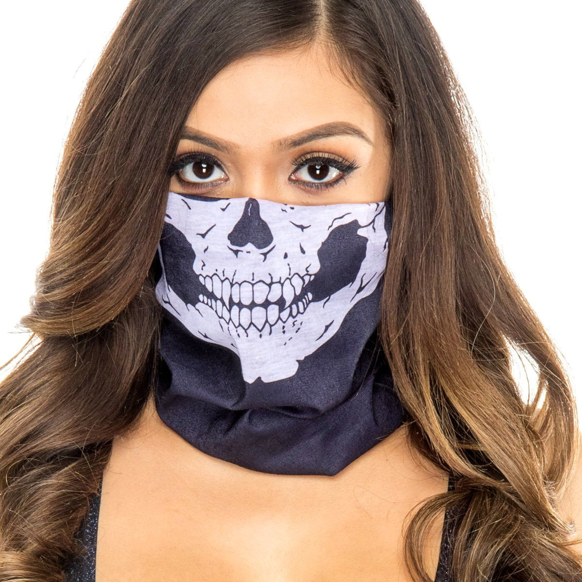 Skull Single Layer Face Mask – Rave Wonderland