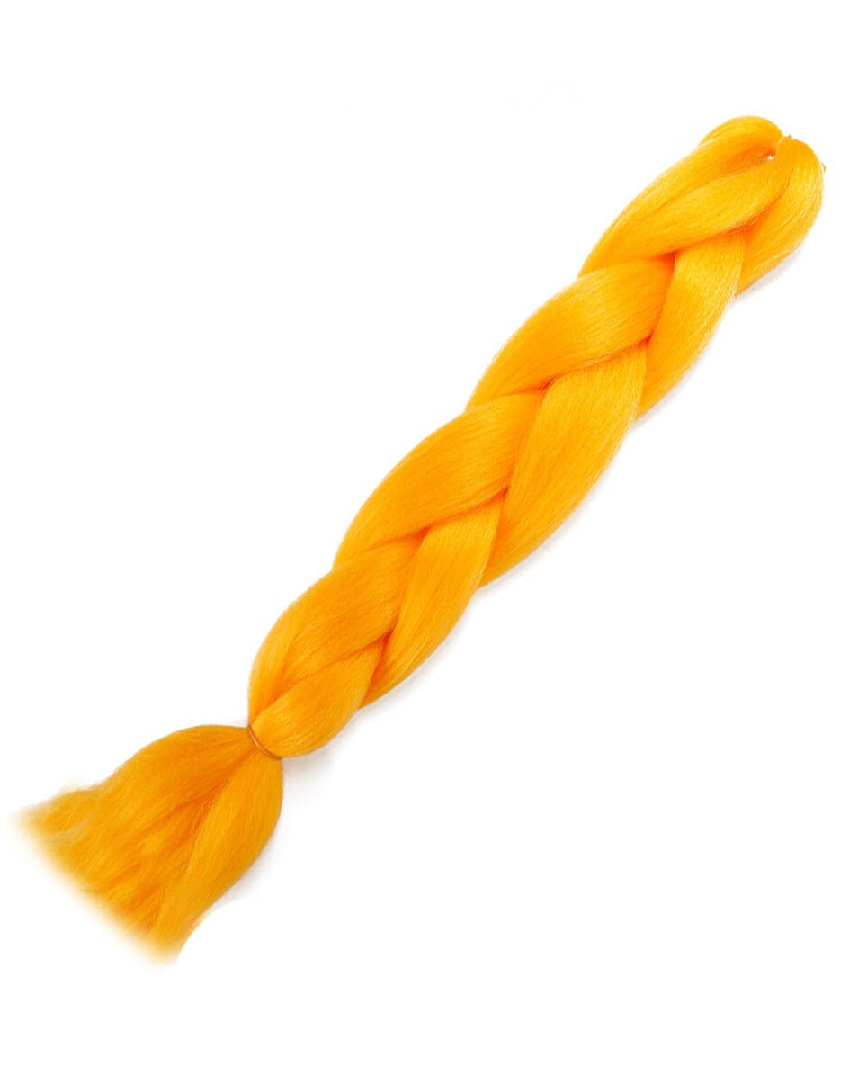 24" Orange Braiding Hair Extensions - Rave Wonderland