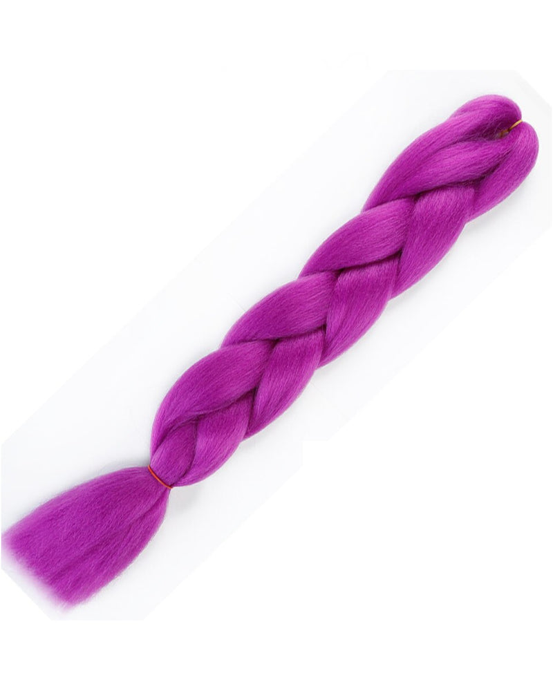 24" Purple Braiding Hair Extensions - Rave Wonderland