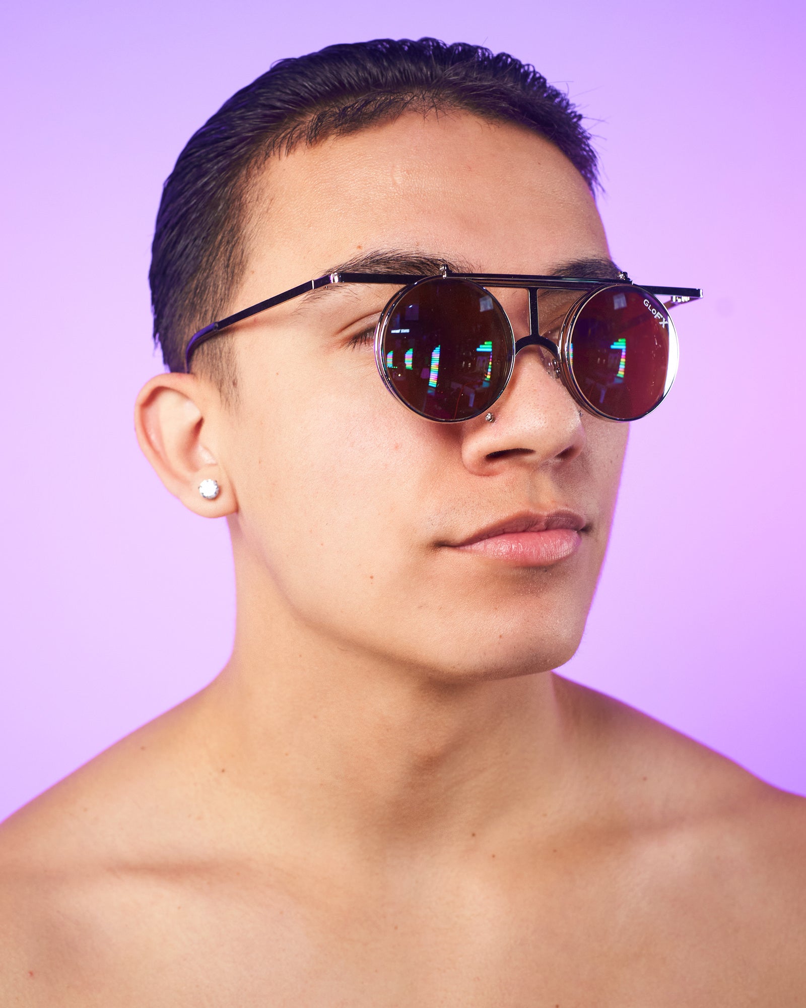 GloFX Flip Diffraction Glasses - Rave Wonderland