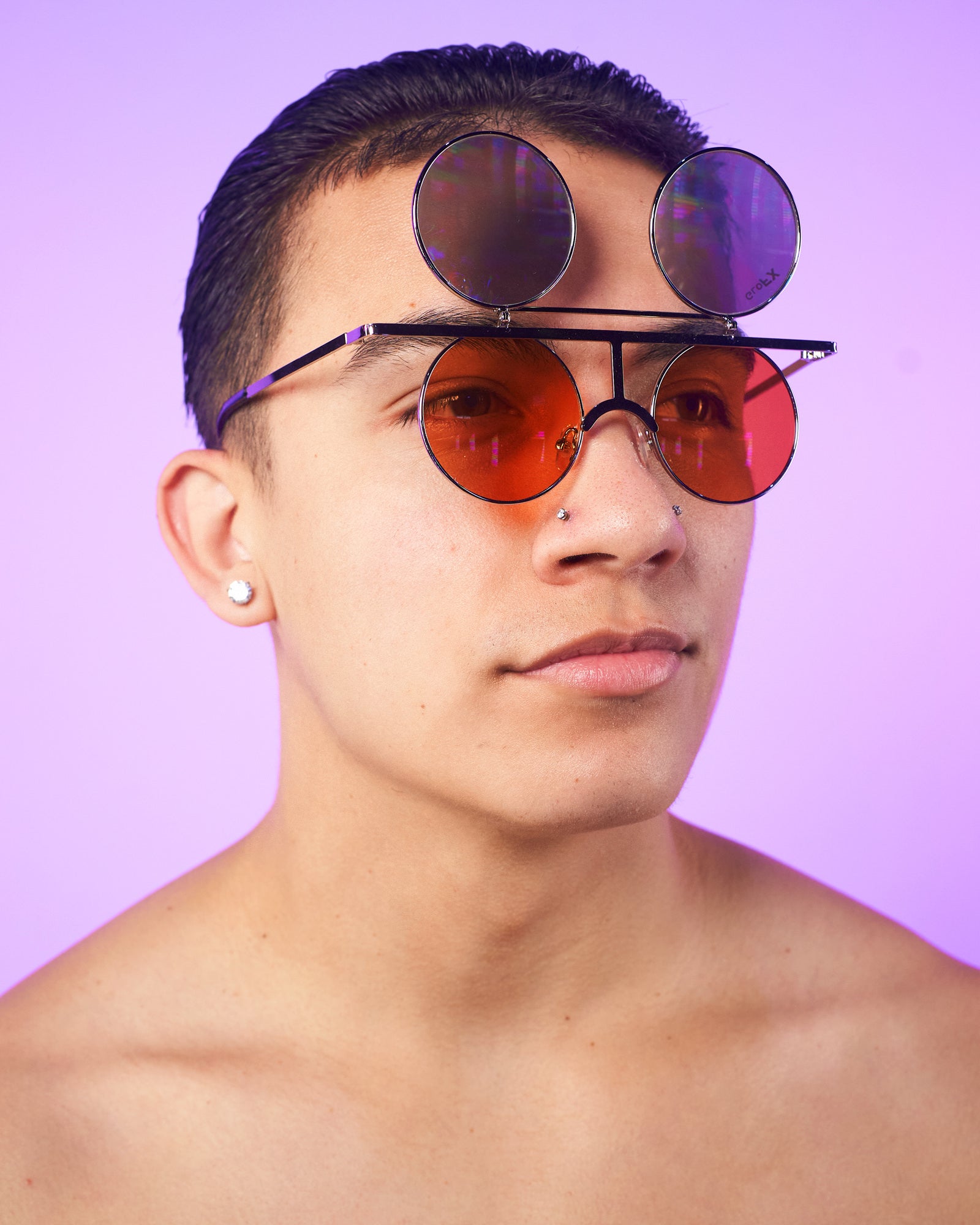 GloFX Flip Diffraction Glasses - Rave Wonderland