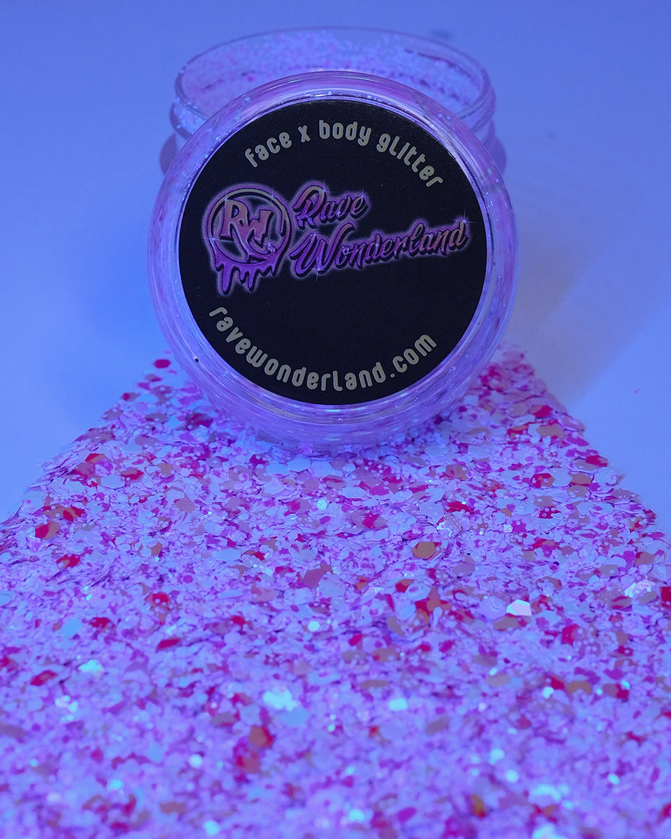Strawberry Shortcake Pink Chunky Glitter – Rave Wonderland