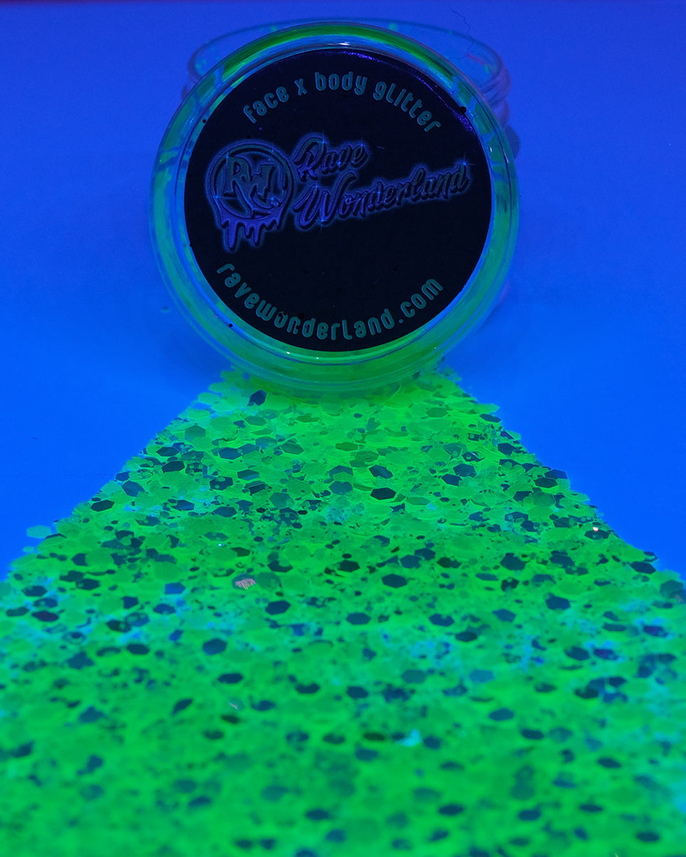 Slime Time Green Holographic Glitter
