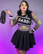 6pc Daddy's Girl Cheerleader Costume - Rave Wonderland