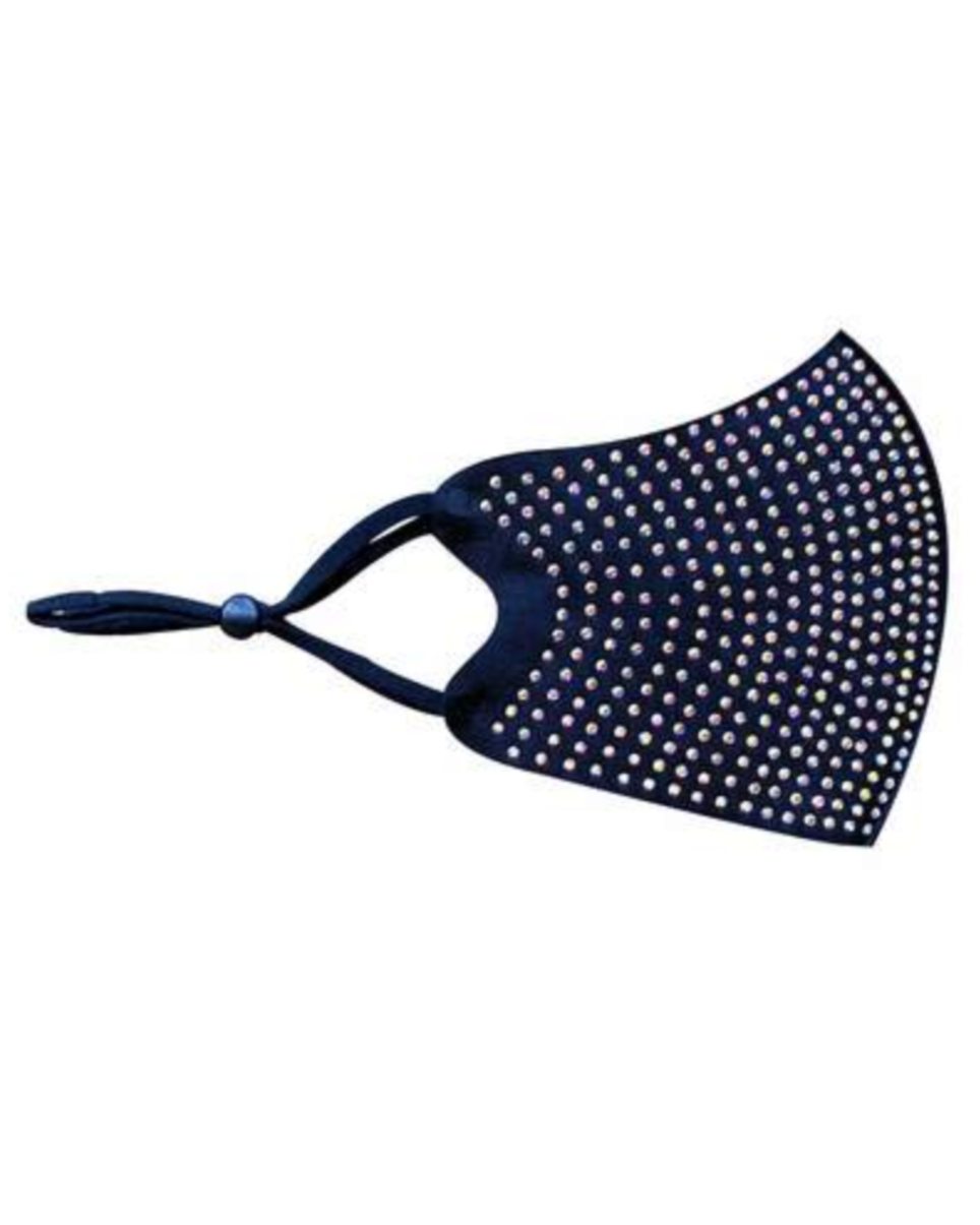 Darth Shine Face Mask with Adjustable Ear Loops - Rave Wonderland