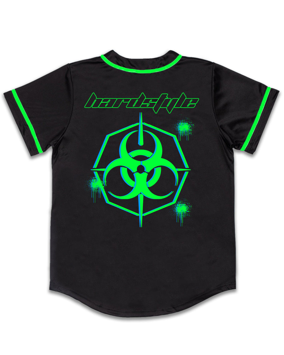 Biohazard Hardstyle Blacklight Green Jersey