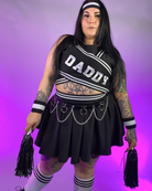 6pc Daddy's Girl Cheerleader Costume - Rave Wonderland