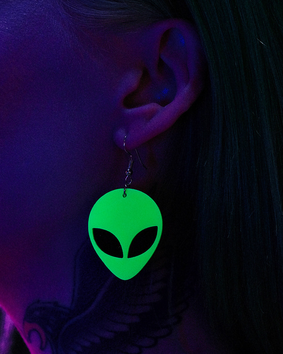 Abducted Alien Earrings