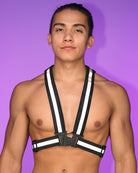 Danger Zone Neon Reflective Buckle Vest - Rave Wonderland