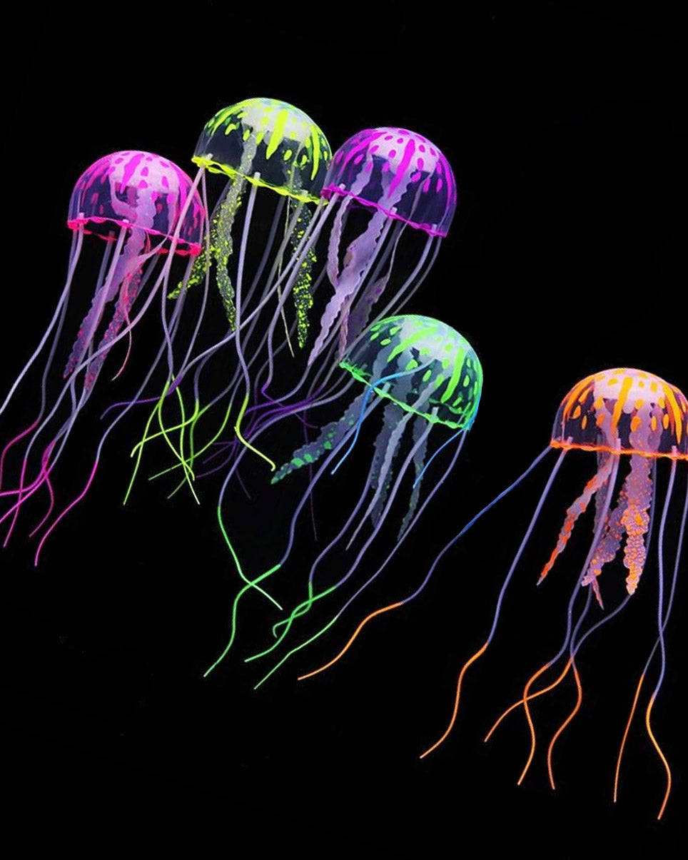 Neon Jellyfish Earrings