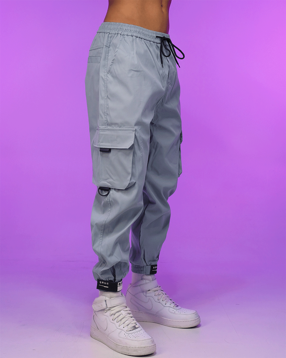 Baby Blue Boy Unisex Cargo Pants - Rave Wonderland