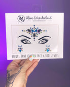 Blue Magic Festival Face Jewel - Rave Wonderland