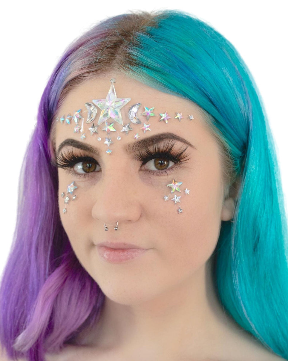 Stardust Princess Rave Face Jewel - Rave Wonderland