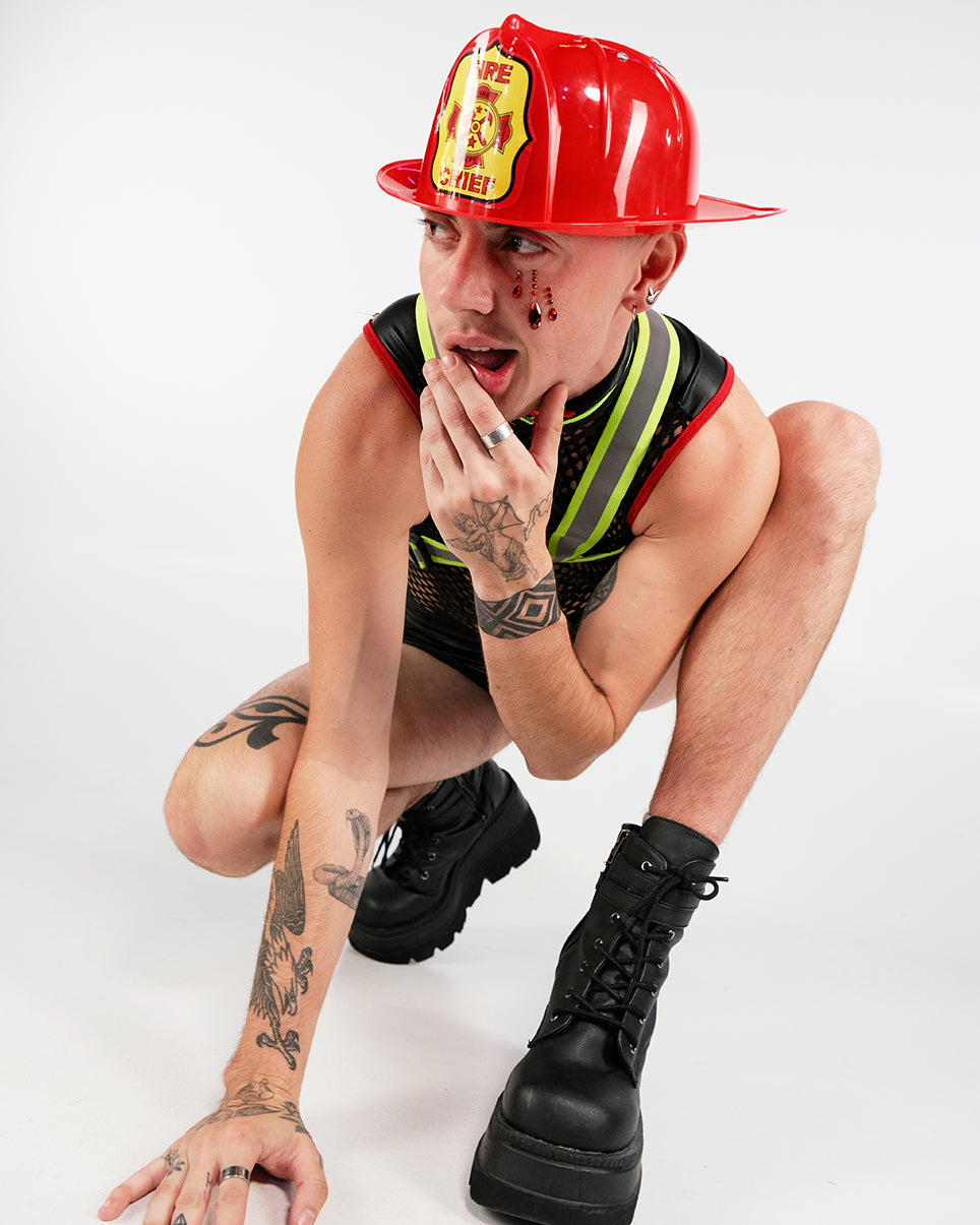 3pc Smokin' Hot Fireman Costume