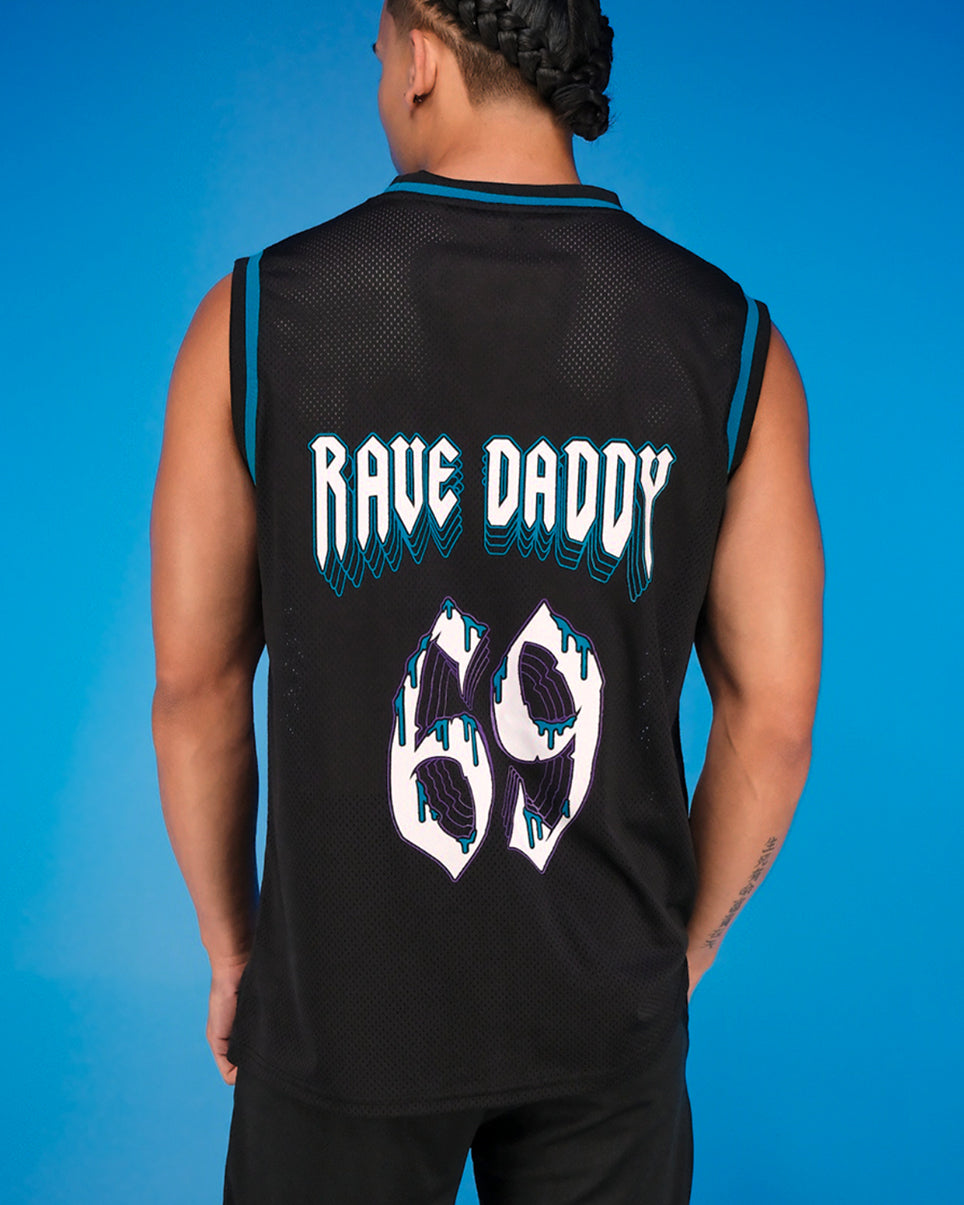 Rave Daddy Basketball Jersey, Small | Rave Wonderland | Outfits Rave | Festival Outfits | Rave Clothes