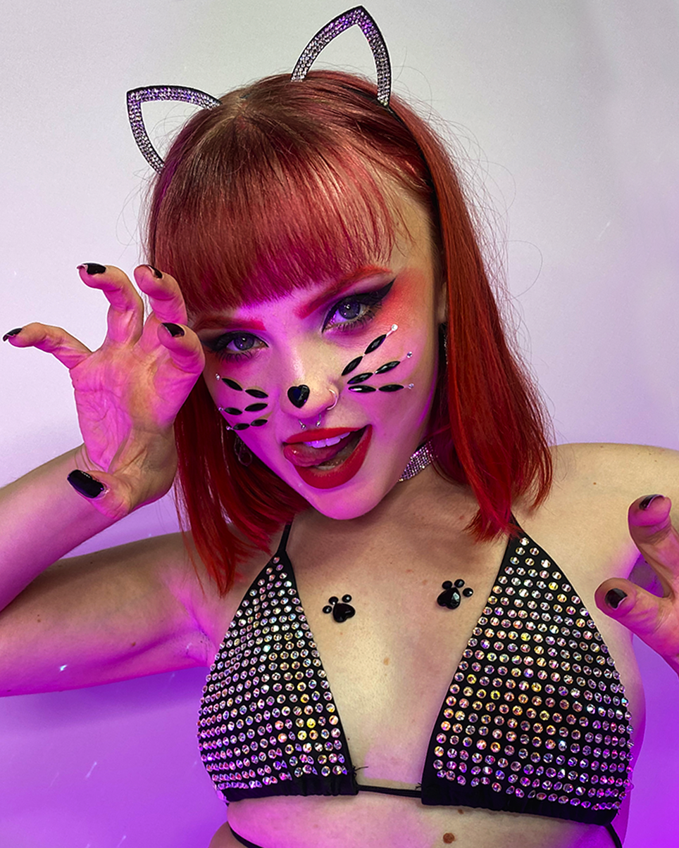 Kitty Bunny Face Jewels - Rave Wonderland