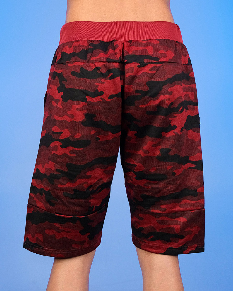 Red Camo Men's Shorts