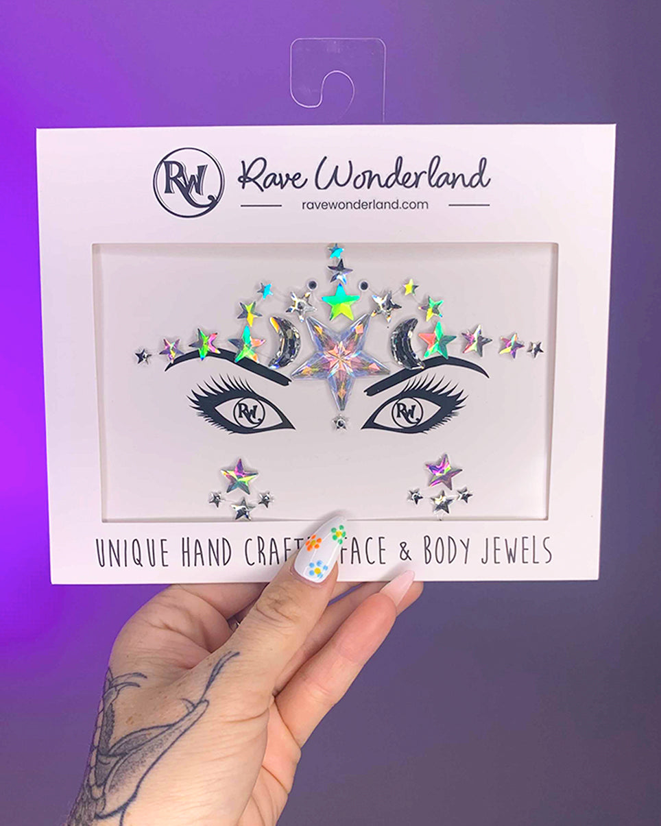 Stardust Princess Rave Face Jewel - Rave Wonderland