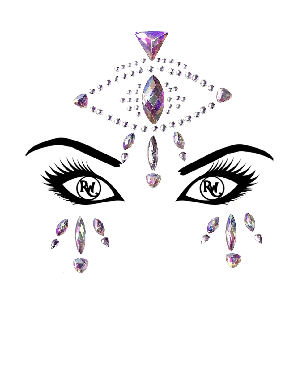 Moonchicayeye Eye Rhinestones Face Jewel Festival Gems  Face jewels,  Festival gems, Festival makeup rhinestones