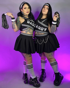 6pc Daddy's Girl Cheerleader Costume - Rave Wonderland