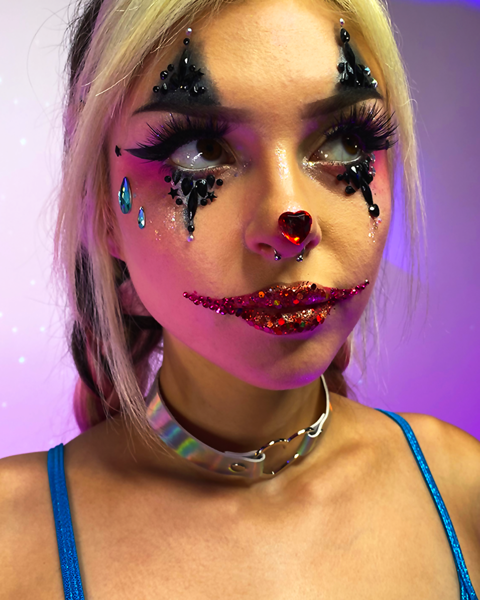 Tears Of A Clown Face Jewels - Rave Wonderland