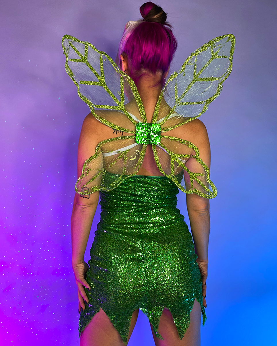 2pc Mischievous Tink Fairy Costume