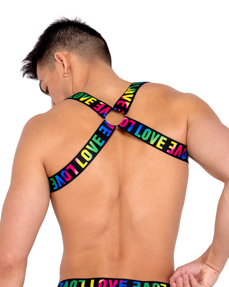 Rainbow Love Chain Harness