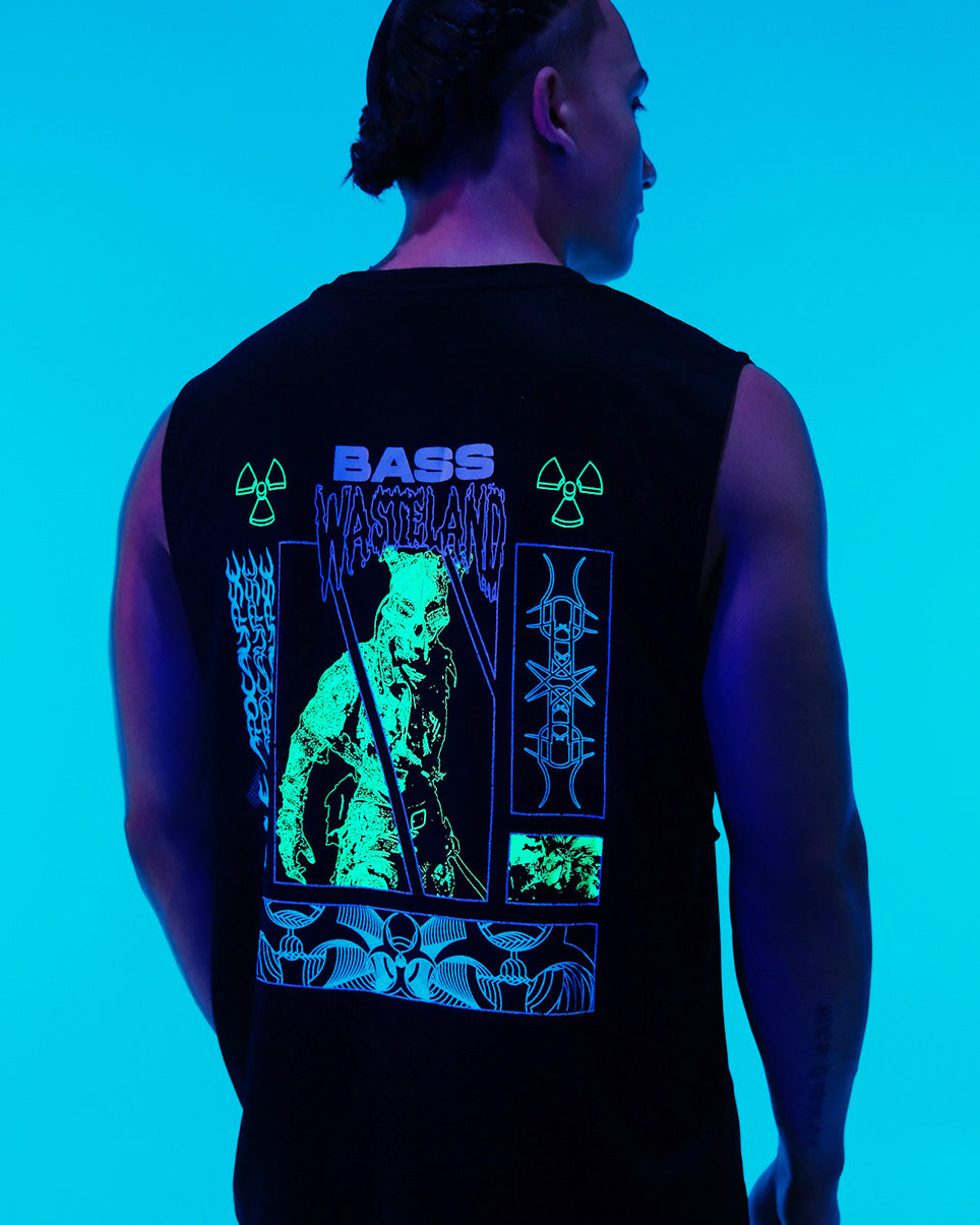 Bass Wasteland Dystopia Muscle Tee