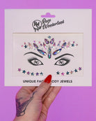 Cosmic Mermaid Face Jewel - Rave Wonderland