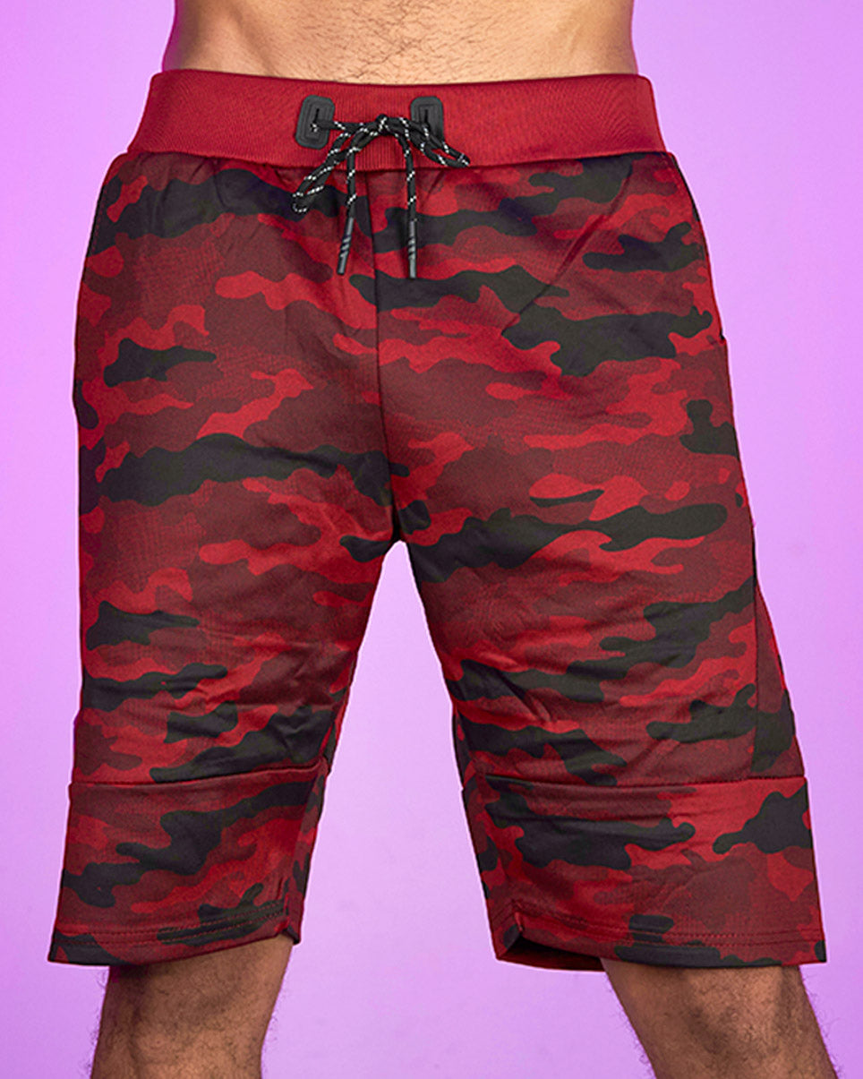 Red Camo Men's Shorts
