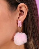 Your Teddy Gummy Bear Plush Earrings - Rave Wonderland