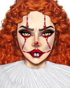 Red With Envy Clown Face Jewels - Rave Wonderland