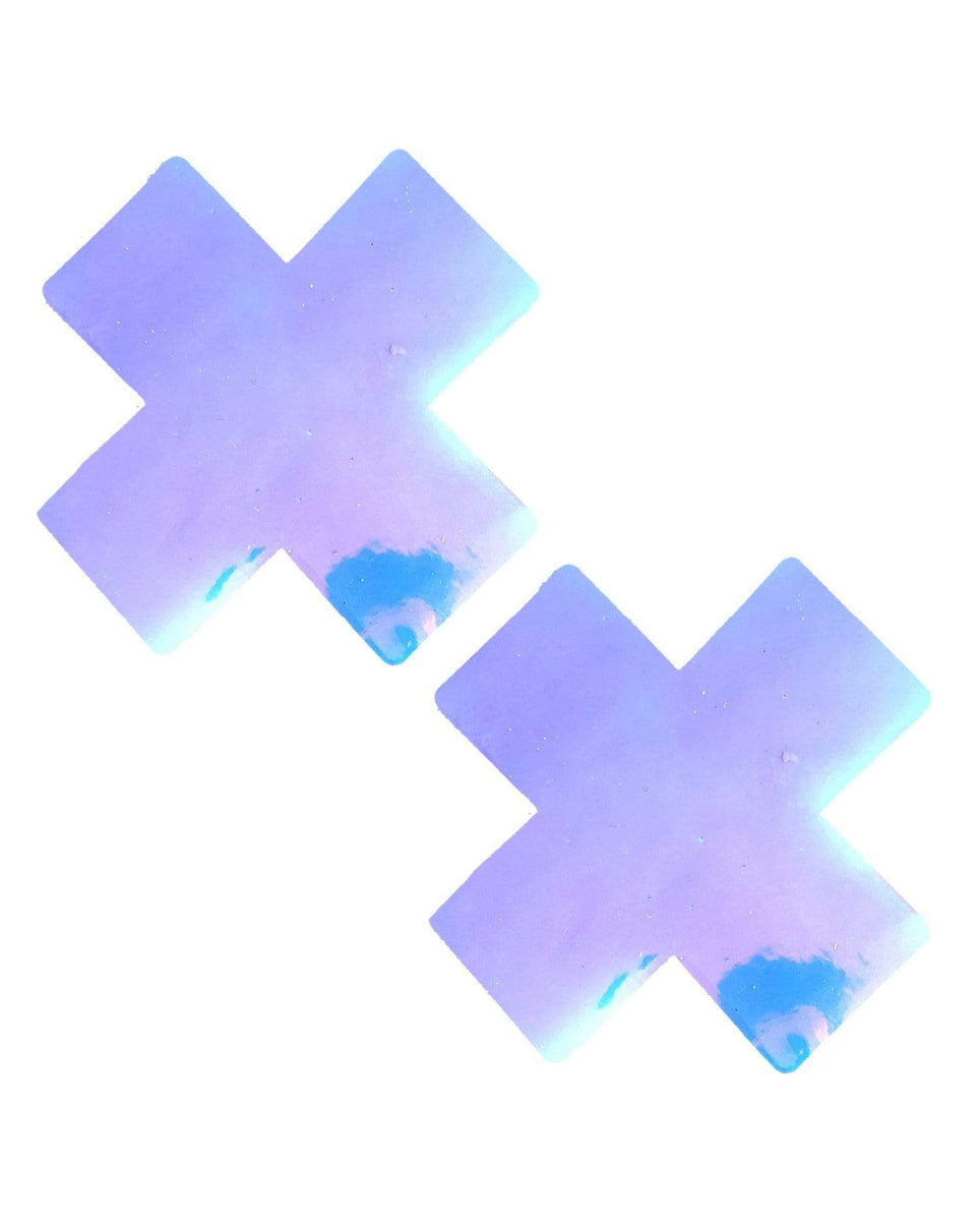 LeeLoo 2.0 Clear Plastic X Factor Pasties - Rave Wonderland