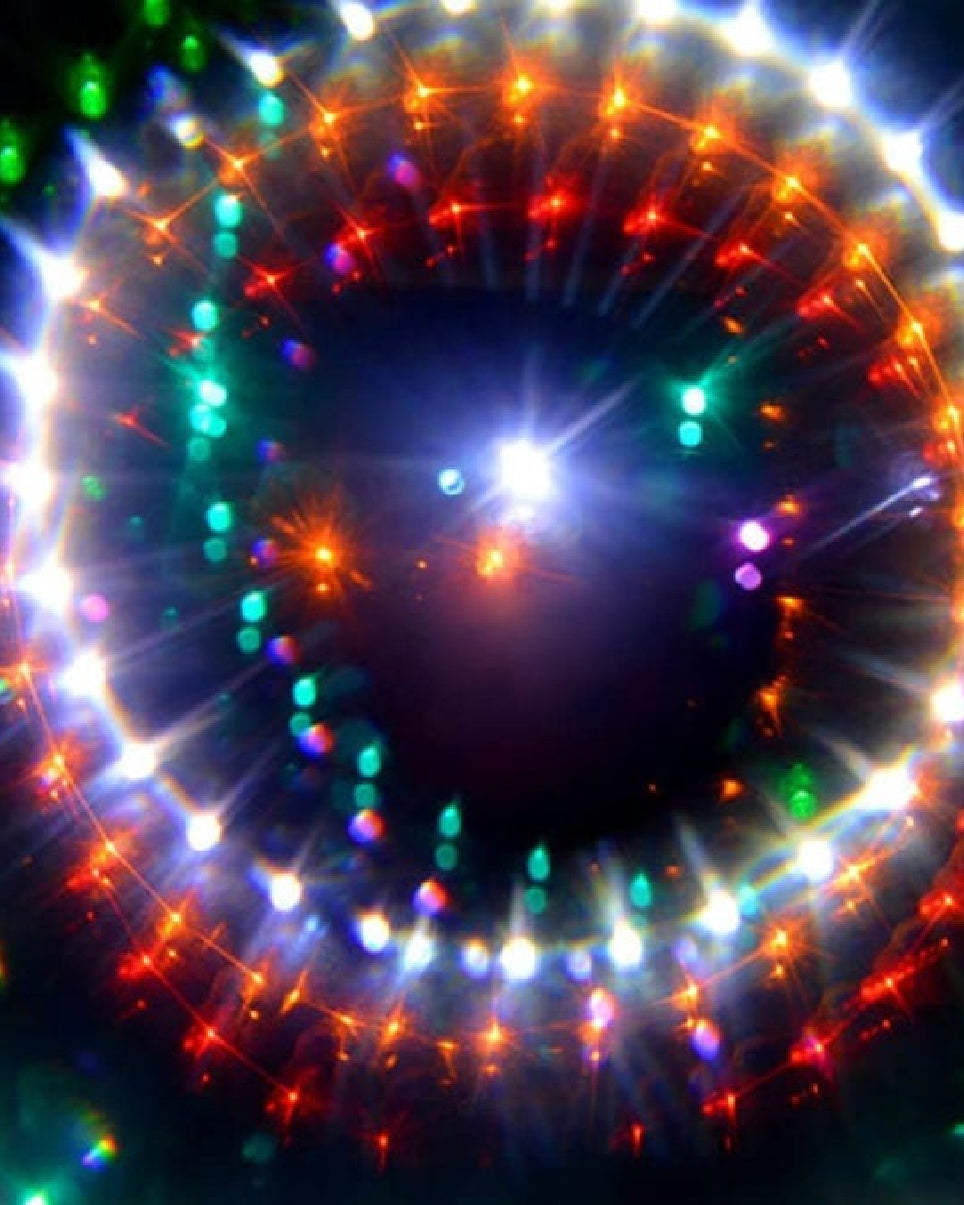 Glofx Rainbow Wormhole Kaleidoscope Glasses - Rave Wonderland