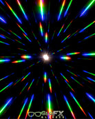 GloFX Silver Diffraction Ski Goggles - Silver Mirror - Rave Wonderland