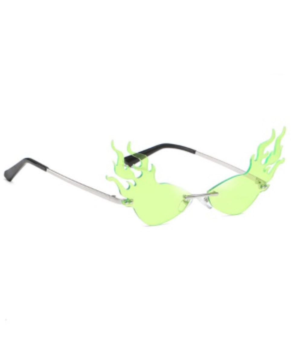 If Looks Could Burn Fire Glasses - Rave Wonderland