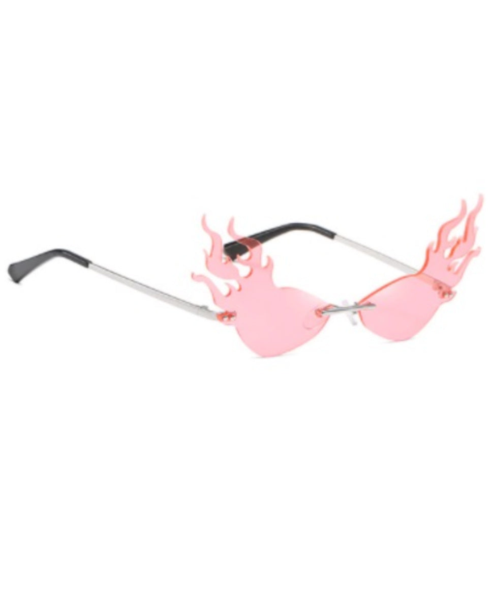 If Looks Could Burn Fire Glasses - Rave Wonderland