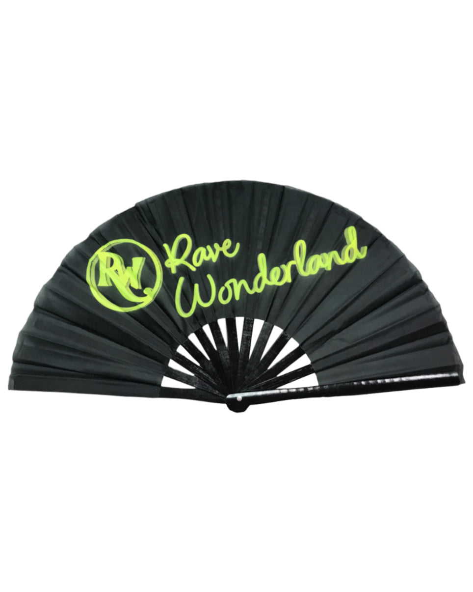 Rave Wonderland Oversized Folding Fan - Rave Wonderland