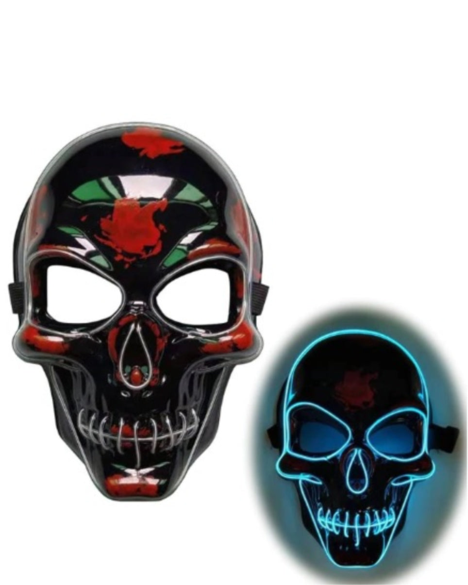 Full Skull LED Face Mask - Rave Wonderland